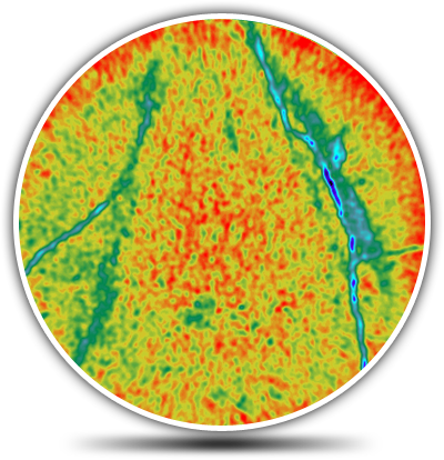 Axial Image (Slice of Core) from CT Scanner