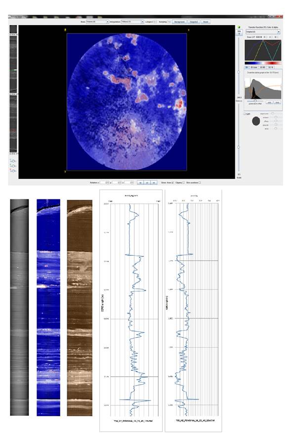 CT Scan Visualization on Tight Reservoir/Core