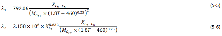 Equation 5-5 and 5-6