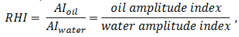 Relative Hydrogen Index Equation (RHI)