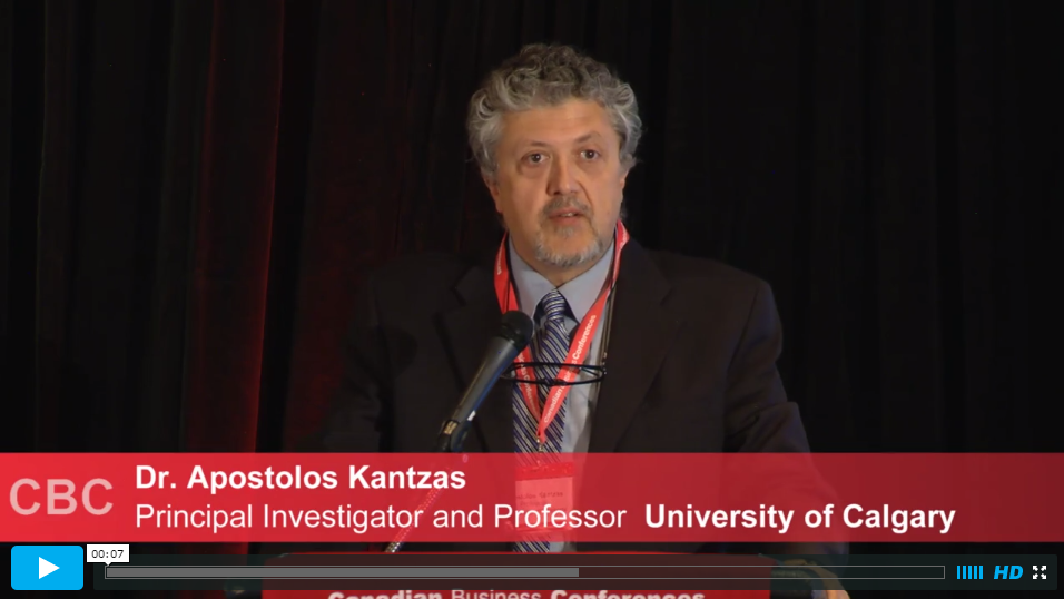 Dr. Apostolos Kantzas presenting at the Canadian Business Conference on the Grosmont Carbonates